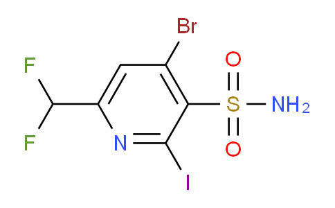 AM207034 | 1805245-72-0 | 4-Bromo-6-(difluoromethyl)-2-iodopyridine-3-sulfonamide