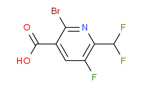 AM207047 | 1804883-13-3 | 2-Bromo-6-(difluoromethyl)-5-fluoropyridine-3-carboxylic acid