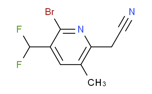 AM207048 | 1805344-47-1 | 2-Bromo-3-(difluoromethyl)-5-methylpyridine-6-acetonitrile
