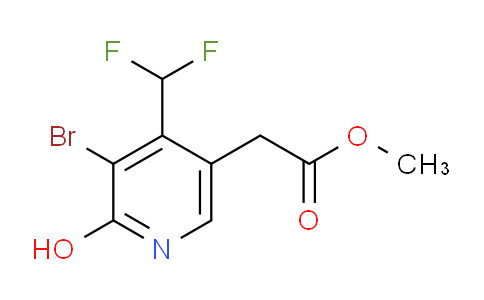 AM207052 | 1806068-85-8 | Methyl 3-bromo-4-(difluoromethyl)-2-hydroxypyridine-5-acetate