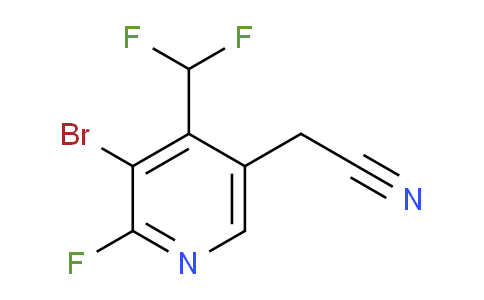 AM207058 | 1805397-95-8 | 3-Bromo-4-(difluoromethyl)-2-fluoropyridine-5-acetonitrile