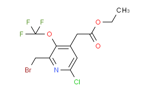 AM20706 | 1804320-74-8 | Ethyl 2-(bromomethyl)-6-chloro-3-(trifluoromethoxy)pyridine-4-acetate