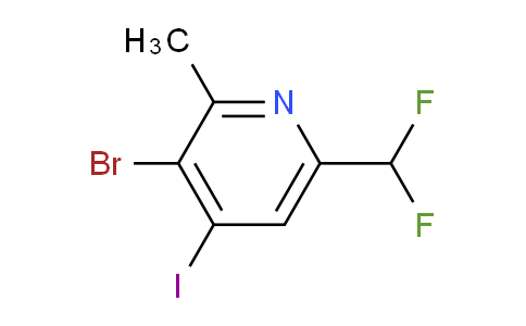 AM207070 | 1804668-26-5 | 3-Bromo-6-(difluoromethyl)-4-iodo-2-methylpyridine