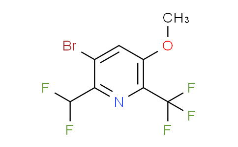 AM207075 | 1805424-80-9 | 3-Bromo-2-(difluoromethyl)-5-methoxy-6-(trifluoromethyl)pyridine