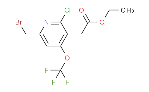AM20708 | 1804558-50-6 | Ethyl 6-(bromomethyl)-2-chloro-4-(trifluoromethoxy)pyridine-3-acetate