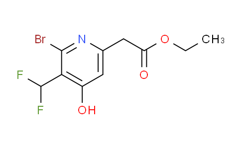 AM207089 | 1806874-74-7 | Ethyl 2-bromo-3-(difluoromethyl)-4-hydroxypyridine-6-acetate