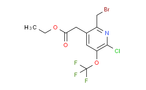 AM20709 | 1805932-44-8 | Ethyl 2-(bromomethyl)-6-chloro-5-(trifluoromethoxy)pyridine-3-acetate