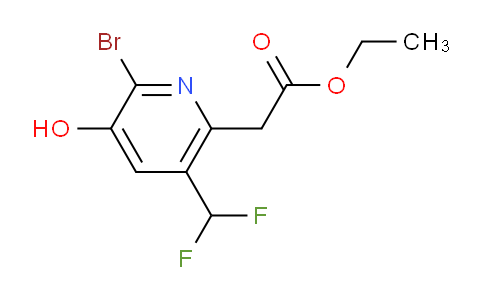 AM207091 | 1805244-02-3 | Ethyl 2-bromo-5-(difluoromethyl)-3-hydroxypyridine-6-acetate