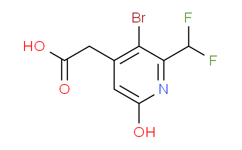 AM207093 | 1806874-29-2 | 3-Bromo-2-(difluoromethyl)-6-hydroxypyridine-4-acetic acid
