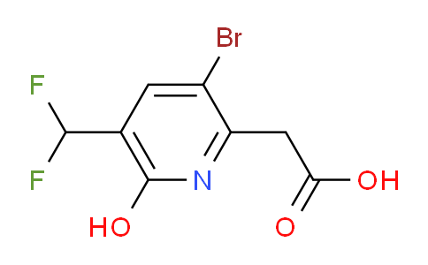 AM207095 | 1807003-57-1 | 3-Bromo-5-(difluoromethyl)-6-hydroxypyridine-2-acetic acid