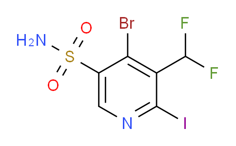 AM207096 | 1805918-86-8 | 4-Bromo-3-(difluoromethyl)-2-iodopyridine-5-sulfonamide