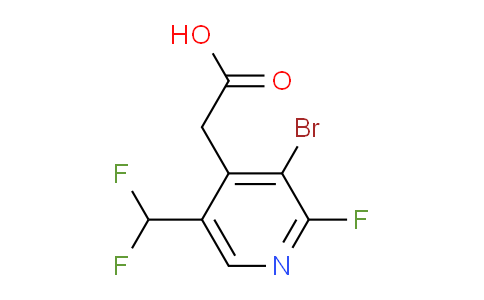 AM207098 | 1805401-98-2 | 3-Bromo-5-(difluoromethyl)-2-fluoropyridine-4-acetic acid