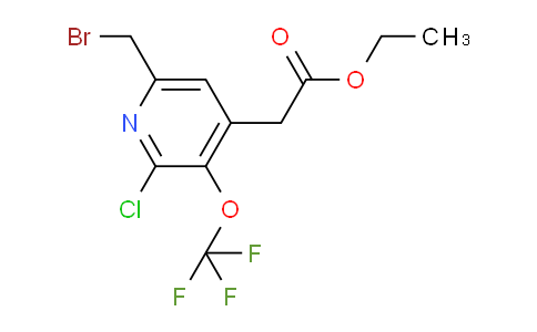 AM20710 | 1804793-43-8 | Ethyl 6-(bromomethyl)-2-chloro-3-(trifluoromethoxy)pyridine-4-acetate