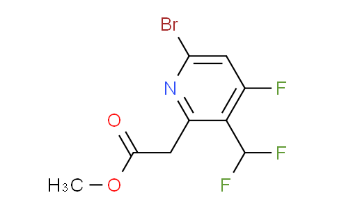 AM207101 | 1805368-75-5 | Methyl 6-bromo-3-(difluoromethyl)-4-fluoropyridine-2-acetate