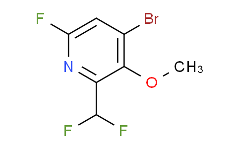 AM207102 | 1805394-91-5 | 4-Bromo-2-(difluoromethyl)-6-fluoro-3-methoxypyridine