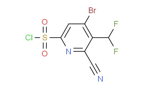 AM207111 | 1805426-69-0 | 4-Bromo-2-cyano-3-(difluoromethyl)pyridine-6-sulfonyl chloride