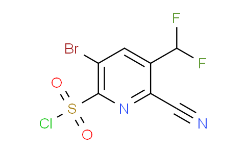 AM207112 | 1806057-45-3 | 5-Bromo-2-cyano-3-(difluoromethyl)pyridine-6-sulfonyl chloride