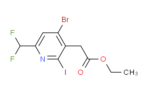 AM207114 | 1805419-87-7 | Ethyl 4-bromo-6-(difluoromethyl)-2-iodopyridine-3-acetate