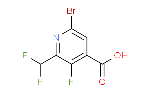 AM207116 | 1806059-85-7 | 6-Bromo-2-(difluoromethyl)-3-fluoropyridine-4-carboxylic acid