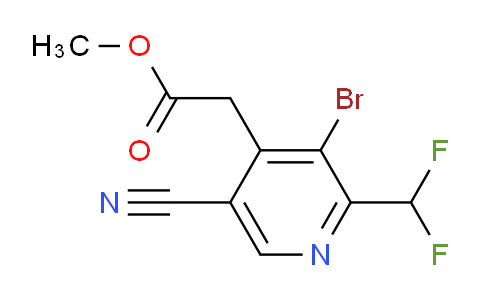 AM207123 | 1805357-99-6 | Methyl 3-bromo-5-cyano-2-(difluoromethyl)pyridine-4-acetate