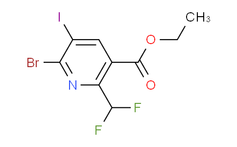 AM207130 | 1805168-88-0 | Ethyl 2-bromo-6-(difluoromethyl)-3-iodopyridine-5-carboxylate