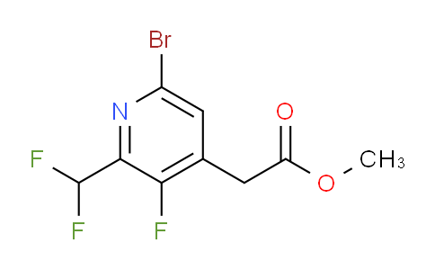 AM207136 | 1805166-48-6 | Methyl 6-bromo-2-(difluoromethyl)-3-fluoropyridine-4-acetate