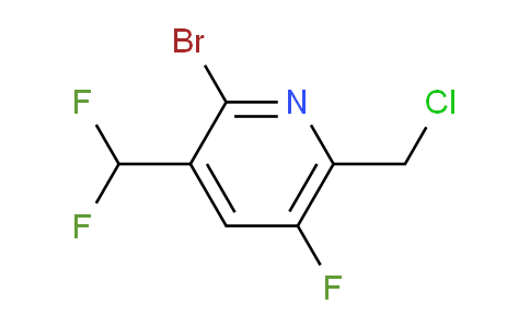 AM207141 | 1806065-66-6 | 2-Bromo-6-(chloromethyl)-3-(difluoromethyl)-5-fluoropyridine