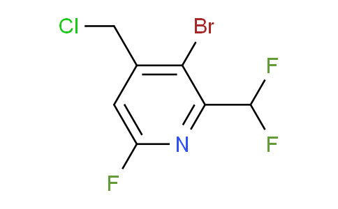 AM207143 | 1805240-26-9 | 3-Bromo-4-(chloromethyl)-2-(difluoromethyl)-6-fluoropyridine