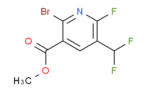 AM207144 | 1804638-16-1 | Methyl 2-bromo-5-(difluoromethyl)-6-fluoropyridine-3-carboxylate