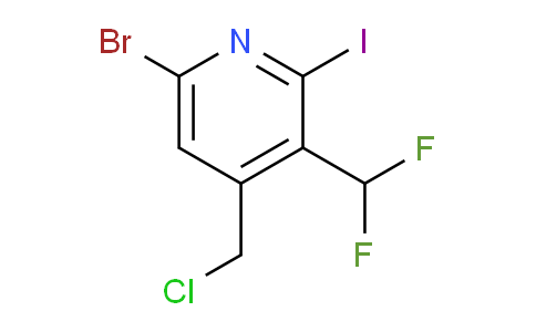 AM207145 | 1805351-06-7 | 6-Bromo-4-(chloromethyl)-3-(difluoromethyl)-2-iodopyridine