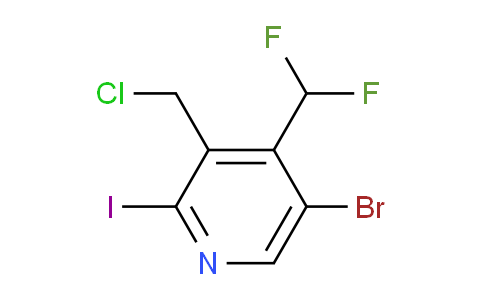 AM207148 | 1805351-12-5 | 5-Bromo-3-(chloromethyl)-4-(difluoromethyl)-2-iodopyridine
