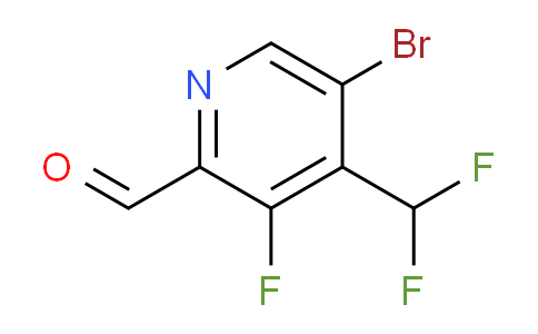 5-Bromo-4-(difluoromethyl)-3-fluoropyridine-2-carboxaldehyde