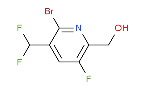 2-Bromo-3-(difluoromethyl)-5-fluoropyridine-6-methanol