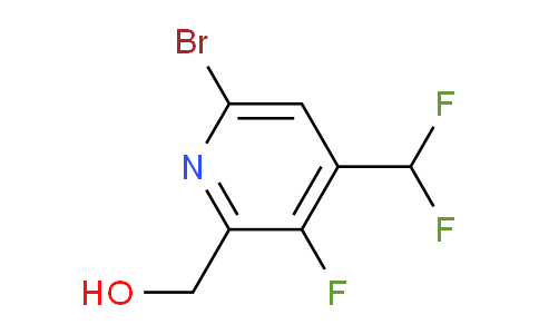 6-Bromo-4-(difluoromethyl)-3-fluoropyridine-2-methanol