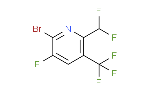 2-Bromo-6-(difluoromethyl)-3-fluoro-5-(trifluoromethyl)pyridine