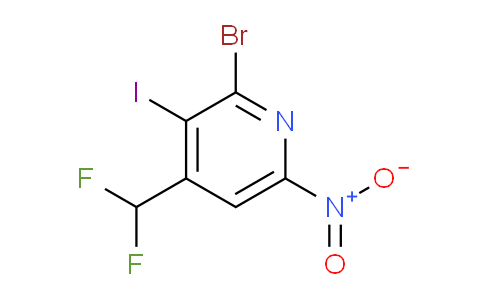AM207158 | 1805240-05-4 | 2-Bromo-4-(difluoromethyl)-3-iodo-6-nitropyridine
