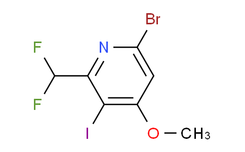 AM207164 | 1804667-75-1 | 6-Bromo-2-(difluoromethyl)-3-iodo-4-methoxypyridine