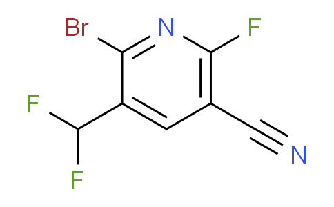 AM207165 | 1805391-75-6 | 2-Bromo-5-cyano-3-(difluoromethyl)-6-fluoropyridine