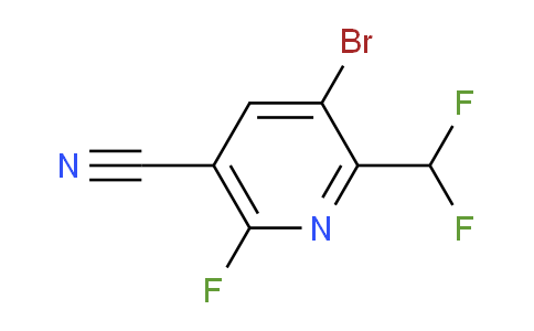 AM207167 | 1805238-42-9 | 3-Bromo-5-cyano-2-(difluoromethyl)-6-fluoropyridine