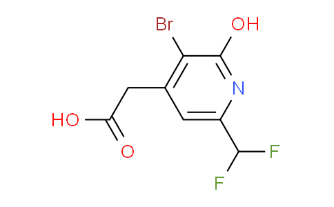 AM207178 | 1805243-43-9 | 3-Bromo-6-(difluoromethyl)-2-hydroxypyridine-4-acetic acid