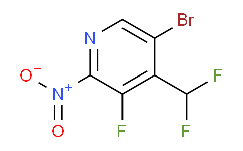 5-Bromo-4-(difluoromethyl)-3-fluoro-2-nitropyridine