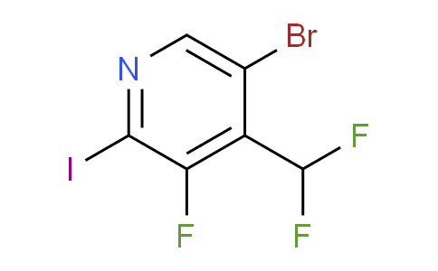 5-Bromo-4-(difluoromethyl)-3-fluoro-2-iodopyridine