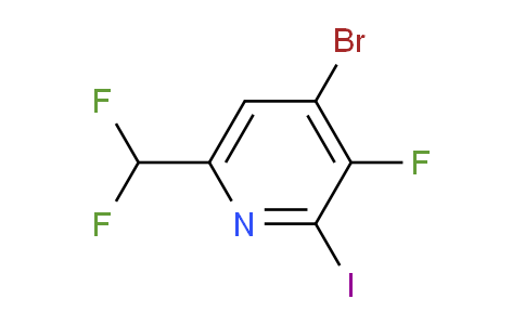 AM207186 | 1805332-58-4 | 4-Bromo-6-(difluoromethyl)-3-fluoro-2-iodopyridine