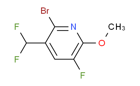 2-Bromo-3-(difluoromethyl)-5-fluoro-6-methoxypyridine