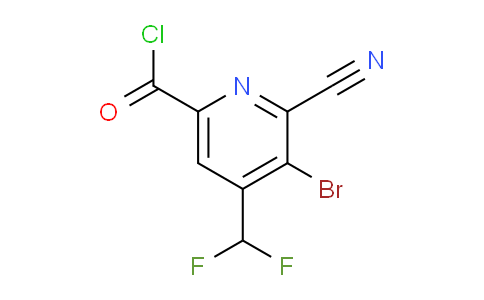 AM207196 | 1806826-44-7 | 3-Bromo-2-cyano-4-(difluoromethyl)pyridine-6-carbonyl chloride