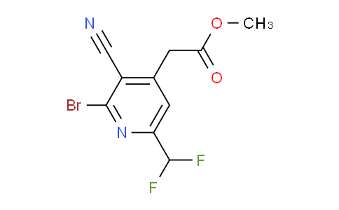 AM207198 | 1804632-88-9 | Methyl 2-bromo-3-cyano-6-(difluoromethyl)pyridine-4-acetate