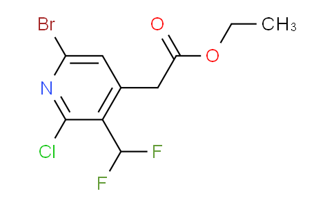 AM207204 | 1805398-20-2 | Ethyl 6-bromo-2-chloro-3-(difluoromethyl)pyridine-4-acetate