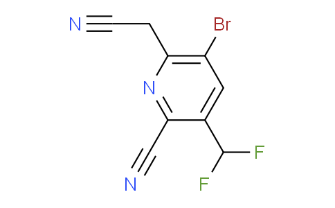 AM207209 | 1805342-34-0 | 5-Bromo-2-cyano-3-(difluoromethyl)pyridine-6-acetonitrile