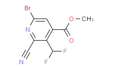 AM207210 | 1804464-11-6 | Methyl 6-bromo-2-cyano-3-(difluoromethyl)pyridine-4-carboxylate