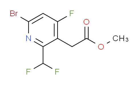 AM207211 | 1806828-54-5 | Methyl 6-bromo-2-(difluoromethyl)-4-fluoropyridine-3-acetate